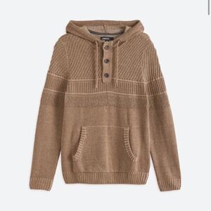 NWT Commerce Hoodie Sweater khaki color.